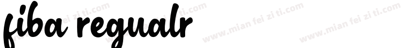 fiba regualr字体转换